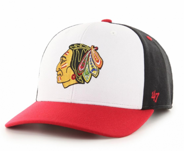 ´47 Vintage Black Replica Cold Zone MVP DP Snapback Chicago Blackhawks