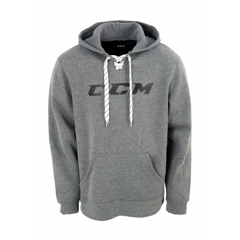 CCM Logo Hoodie Youth Grau