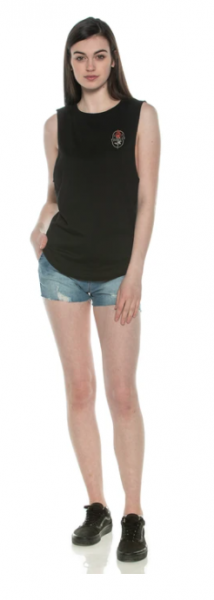 Team LTD Ladies Aussie Tank Vintage Black