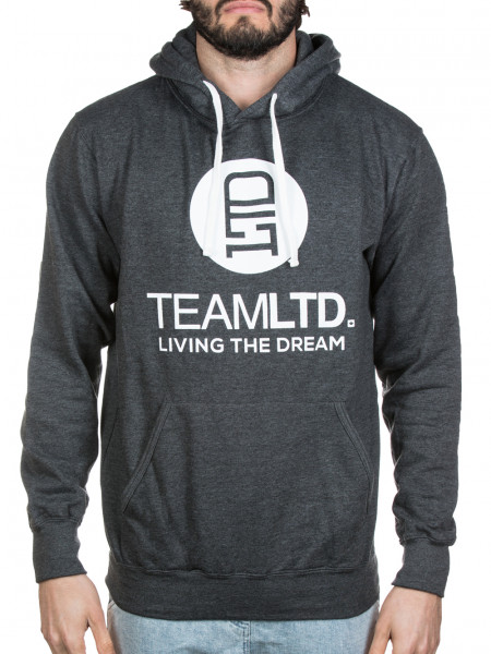 Team LTD Classic Hoodie Charcoal Gr. M