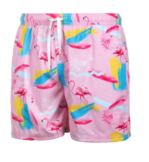 Team LTD Classic Swim Short Pink Flamingo