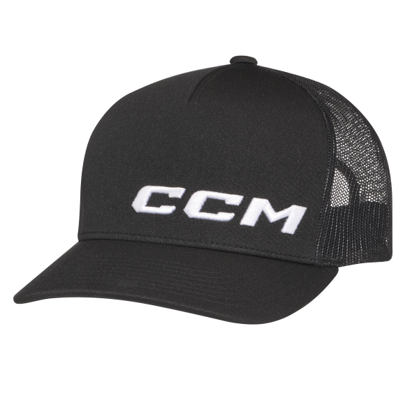 CCM Monochrome Meshback Trucker Schwarz