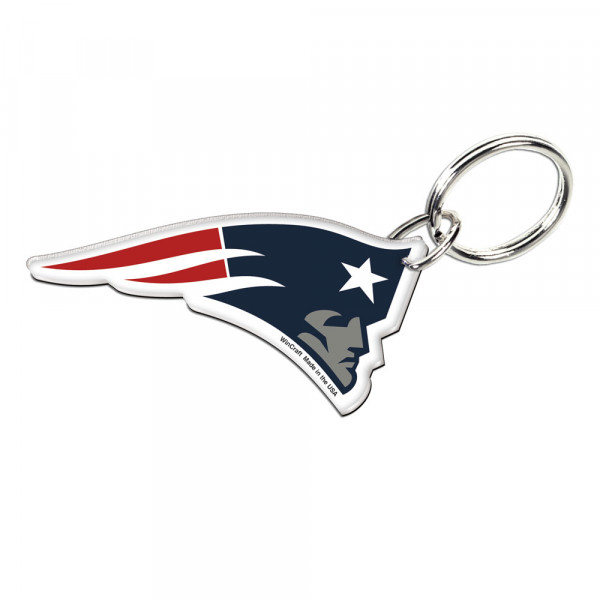 Wincraft Acryl Schlüsselanhänger Logo NFL New England Patriots