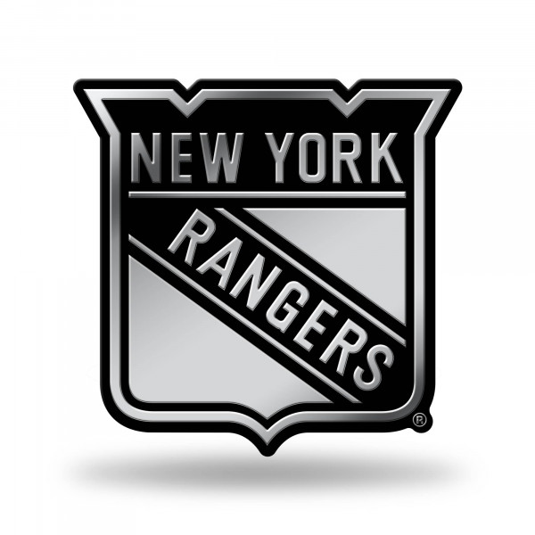 Rico Aufkleber Emblem Chrome NHL New York Rangers