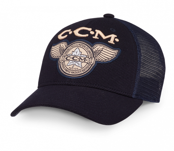 CCM Heritage Wings Mesh Back Trucker Cap Nightfall