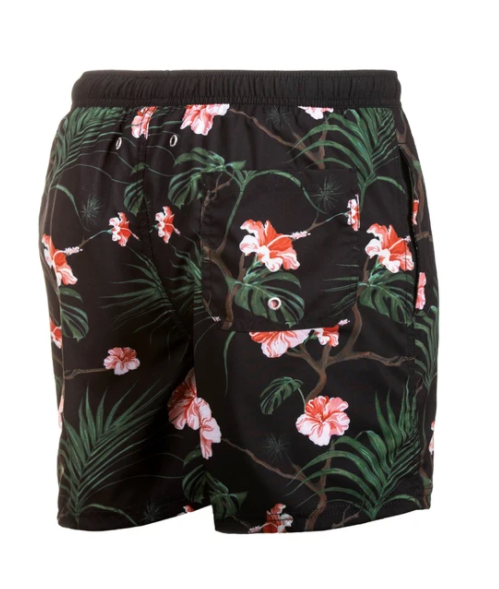 Team LTD Classic Swim Short Black Floral