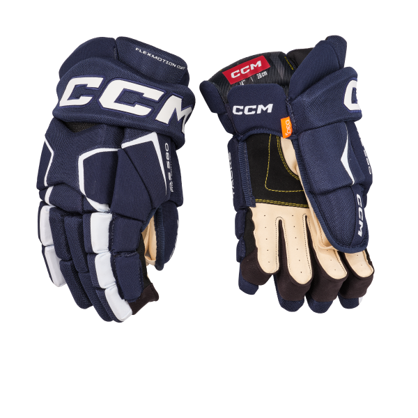 Handschuhe CCM Tacks AS580 Junior Navy / Weiß