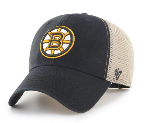 ´47 Black Flagship Wash MVP Mesh Snapback Boston Bruins