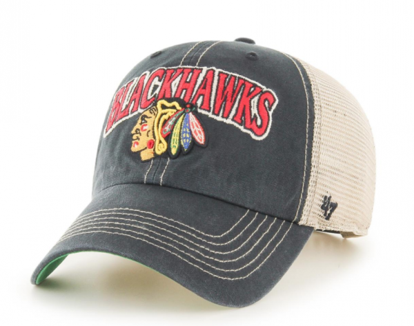 ´47 Vintage Black Tuscaloosa Clean Up Snapback Chicago Blackhawks