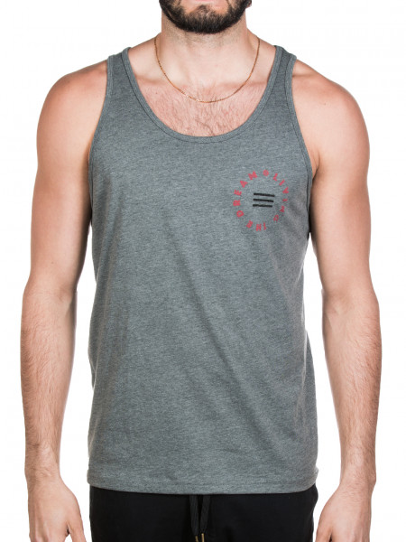 Team LTD Circle Tank Top Charcoal