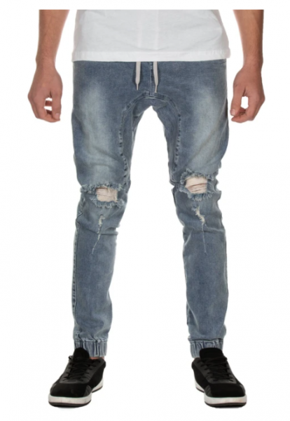 Team LTD Joggers Blue Denim ( Distressed )