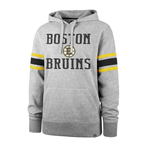 ´47 Brand NHL Boston Bruins Double Block Sleeve Stripe Hood
