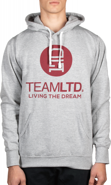 Team LTD Classic Hoodie Grey/Maroon