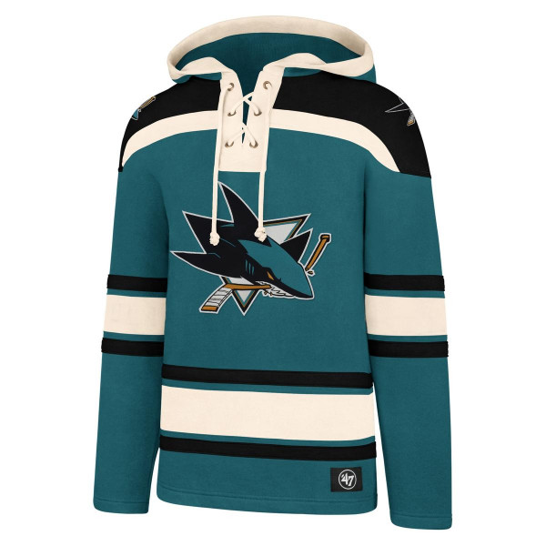 ´47 Brand NHL San Jose Sharks Superior Lacer Hood