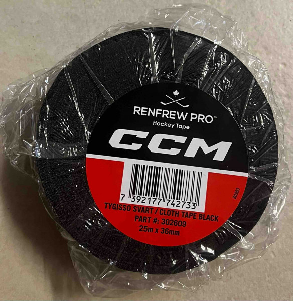 CCM Tape Breit 36mm/25m Schwarz