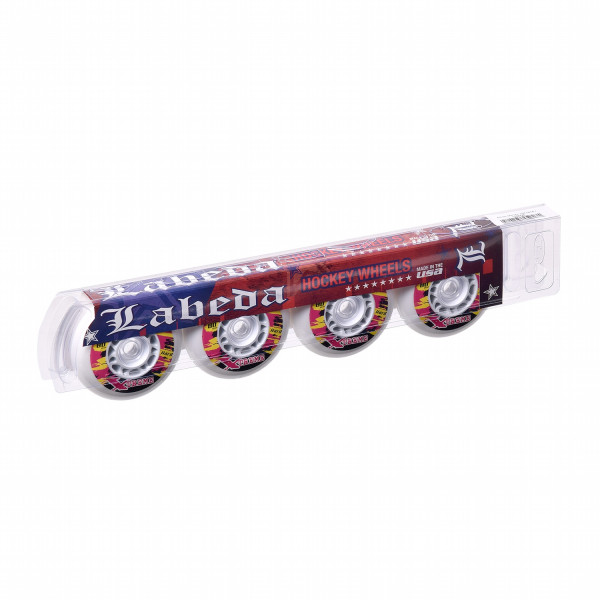 LABEDA Inline Rolle "GRIPPER EXTREME" Hard 4er Set