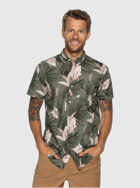 Team LTD Floral Button Up