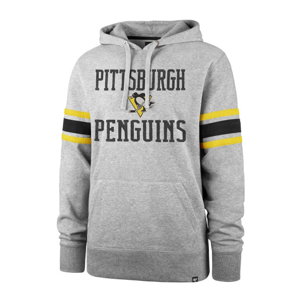 ´47 Brand NHL Pittsburgh Penguins Double Block Sleeve Stripe Hood