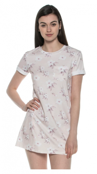 Team LTD Tee Dress Pink Floral