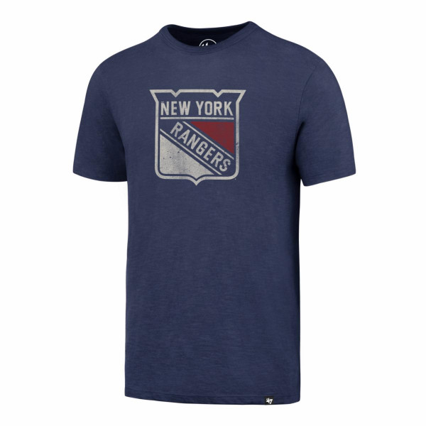 ´47 Brand NHL New York Rangers Bleacher Blue Scrum Tee Gr. XXL