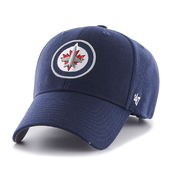 NHL '47 Winnipeg Jets Dark Blue MVP Strapback