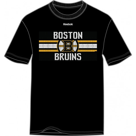 Reebok Center Ice Name In Lights Tee Boston Bruins SR Gr. L