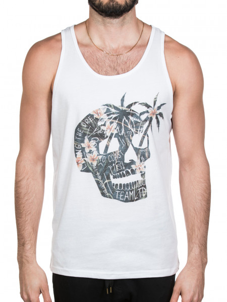 Team LTD Skull Tank White