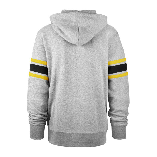 ´47 Brand NHL Boston Bruins Double Block Sleeve Stripe Hood