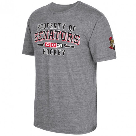 CCM Prop Block Tee Ottawa Senators SR Gr. L