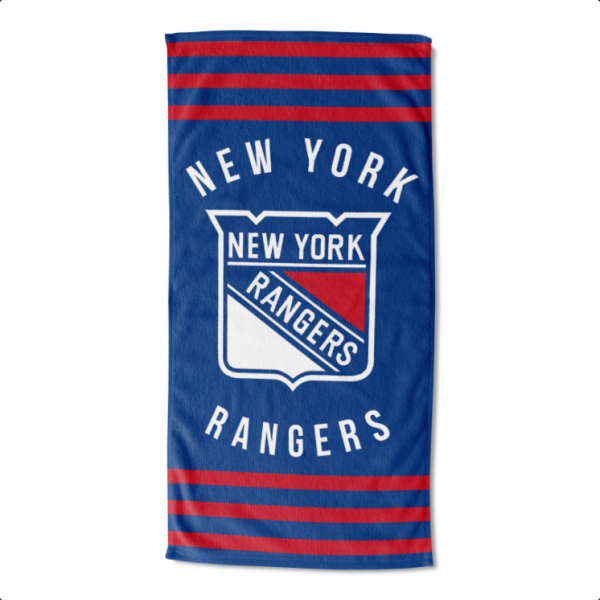 Strandtuch Stripes NHL New York Rangers