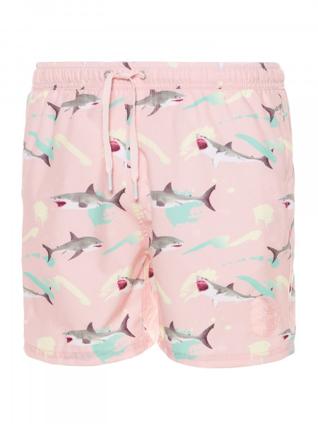 Team LTD Classic Swim Short Jaws Peach