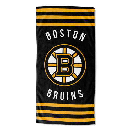 Strandtuch Stripes NHL Boston Bruins