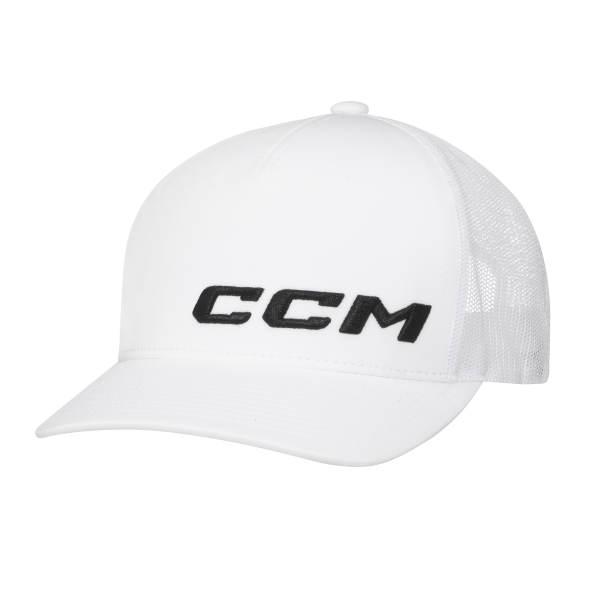 CCM Monochrome Meshback Trucker Weiß