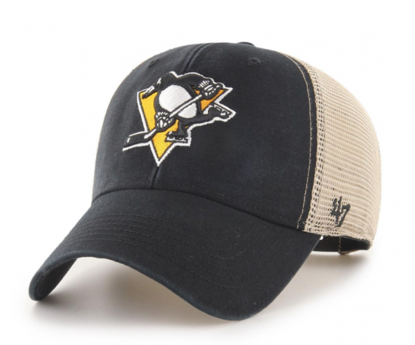 ´47 Black Flagship Wash MVP Mesh Snapback Pittsburgh Penguins